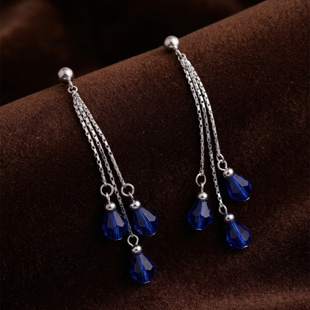 The99Jewel Designer Crystal Stone Drop Earrings for Women
