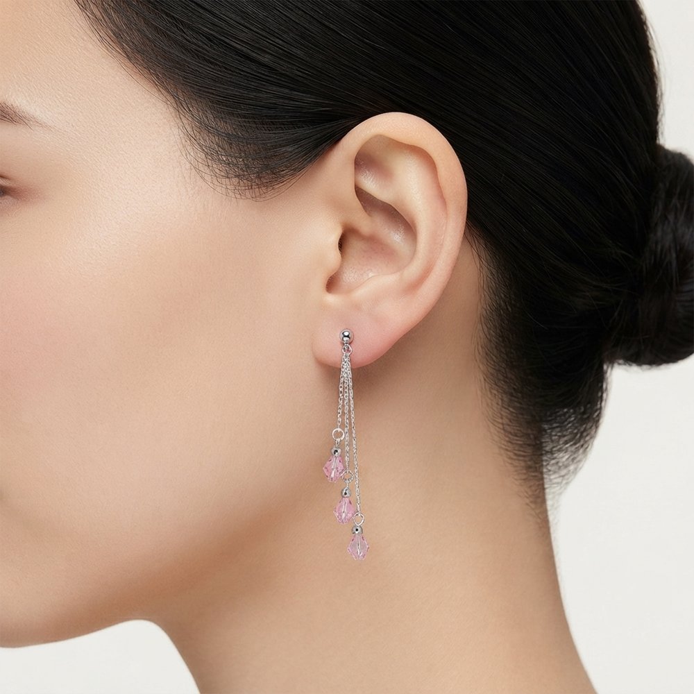 The99Jewel Designer Crystal Stone Drop Earrings for Women