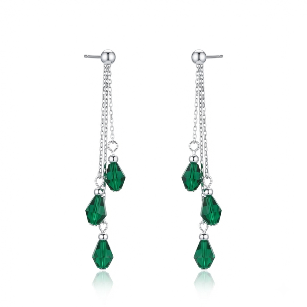 The99Jewel Designer Crystal Stone Drop Earrings for Women