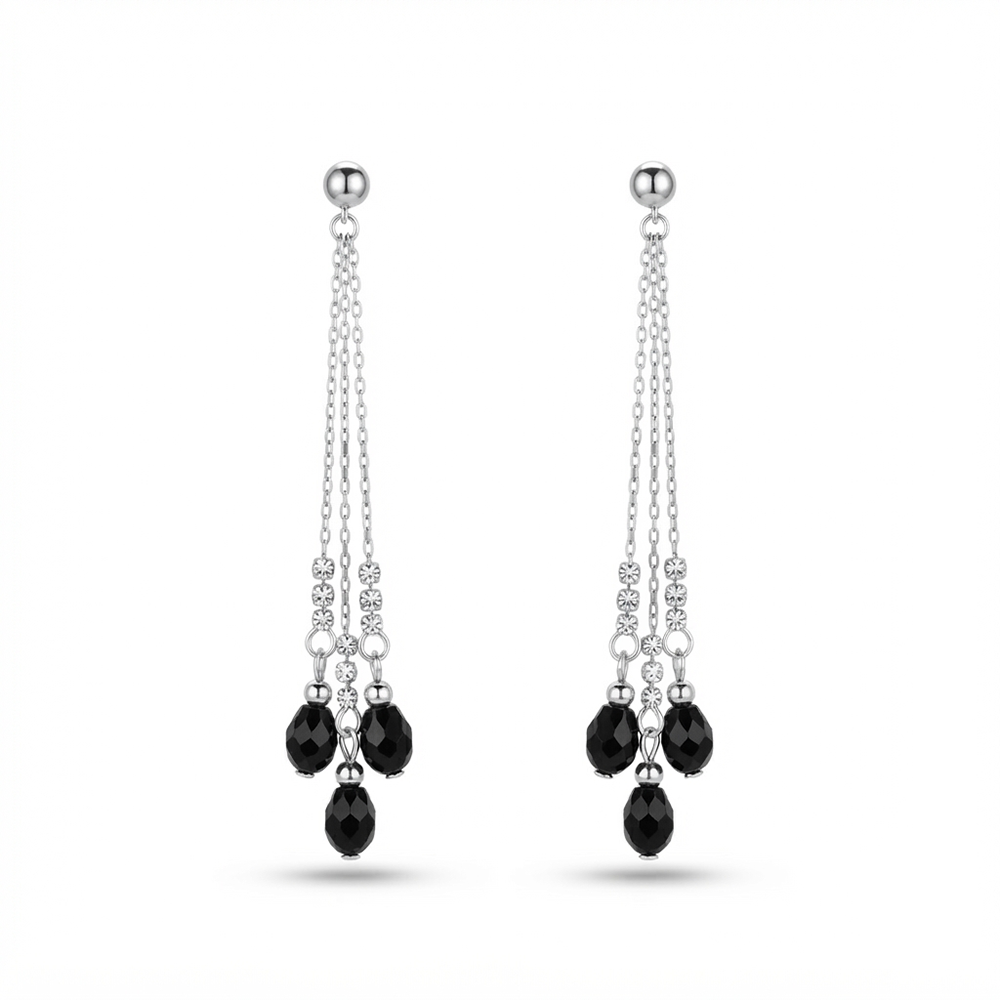 The99Jewel Designer Crystal Stone Drop Earrings for Women