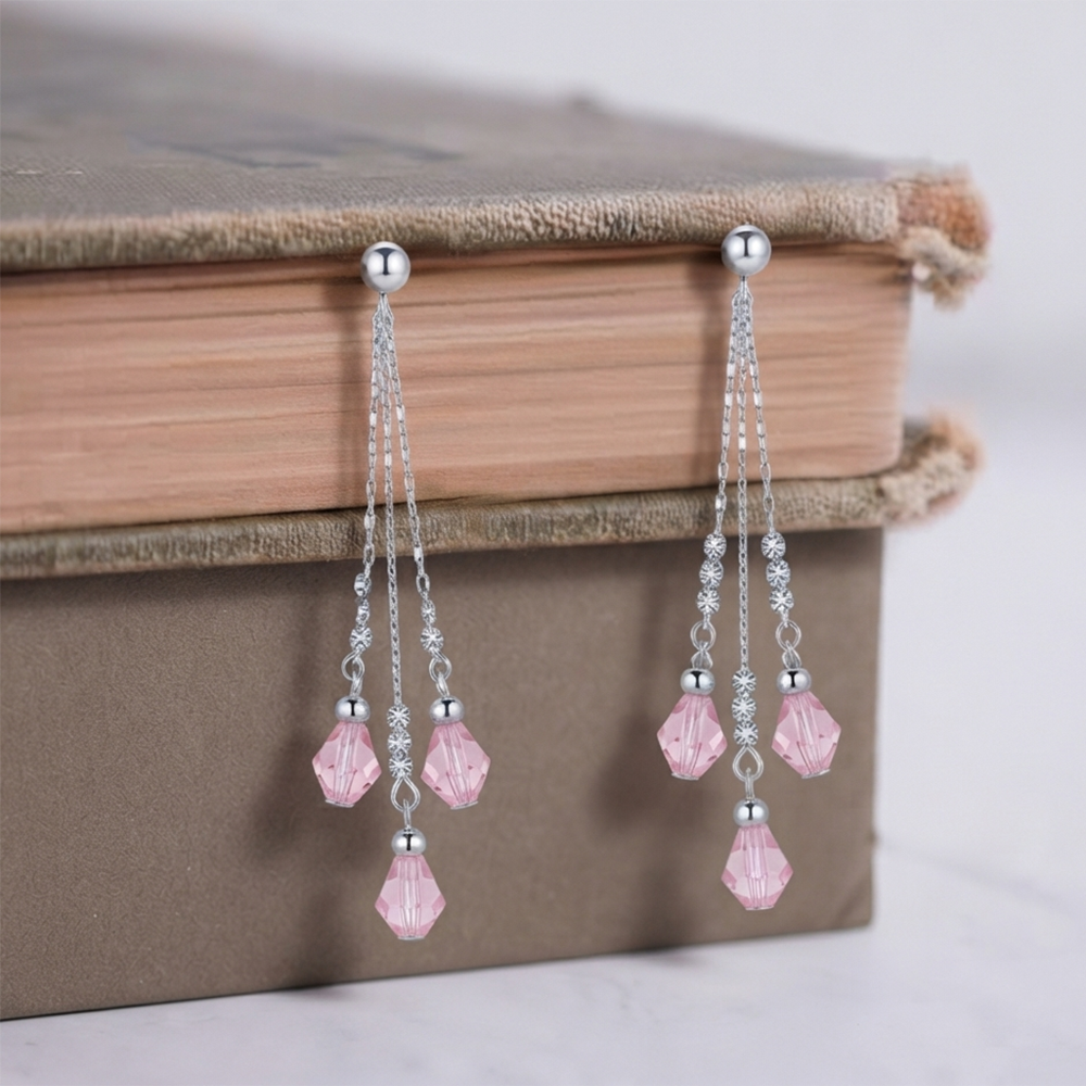 The99Jewel Designer Crystal Stone Drop Earrings for Women