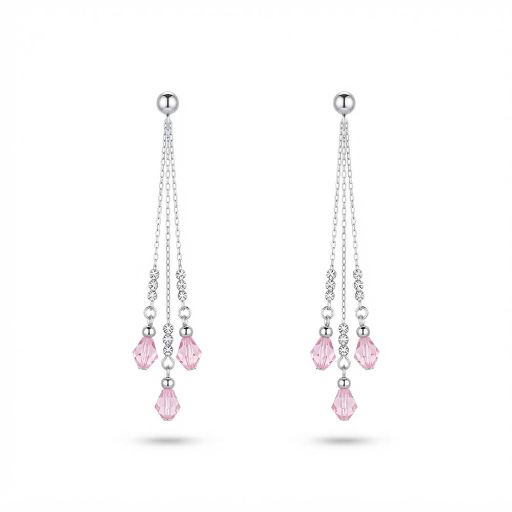 The99Jewel Designer Crystal Stone Drop Earrings for Women