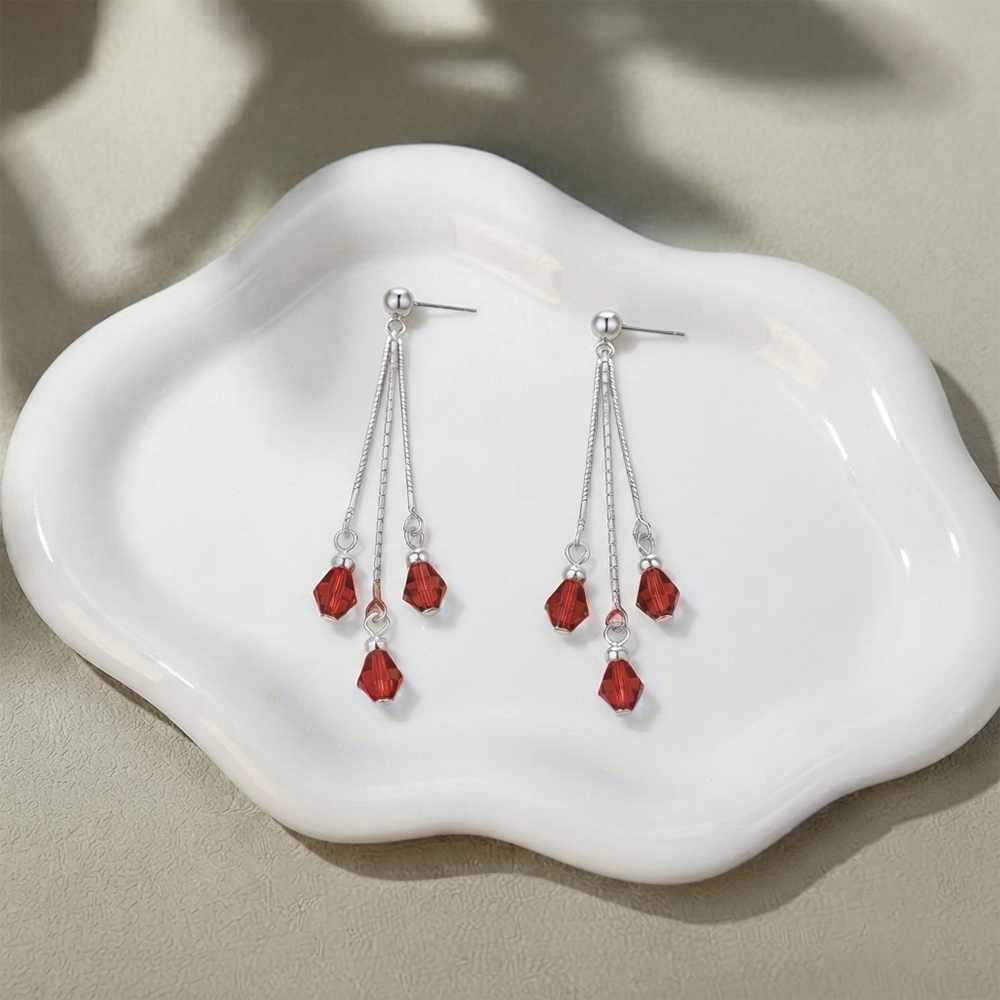 The99Jewel Designer Crystal Stone Drop Earrings for Women