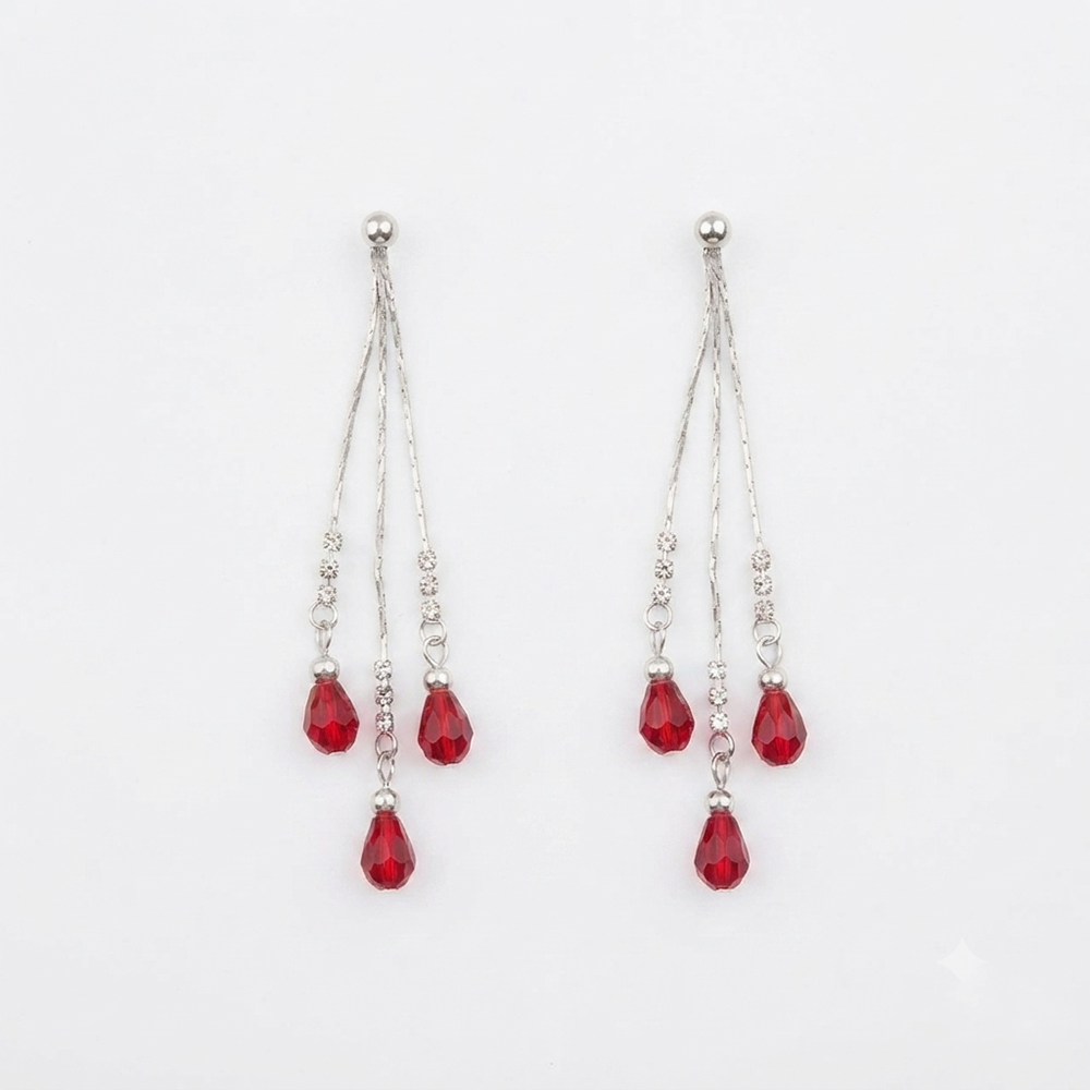 The99Jewel Designer Crystal Stone Drop Earrings for Women
