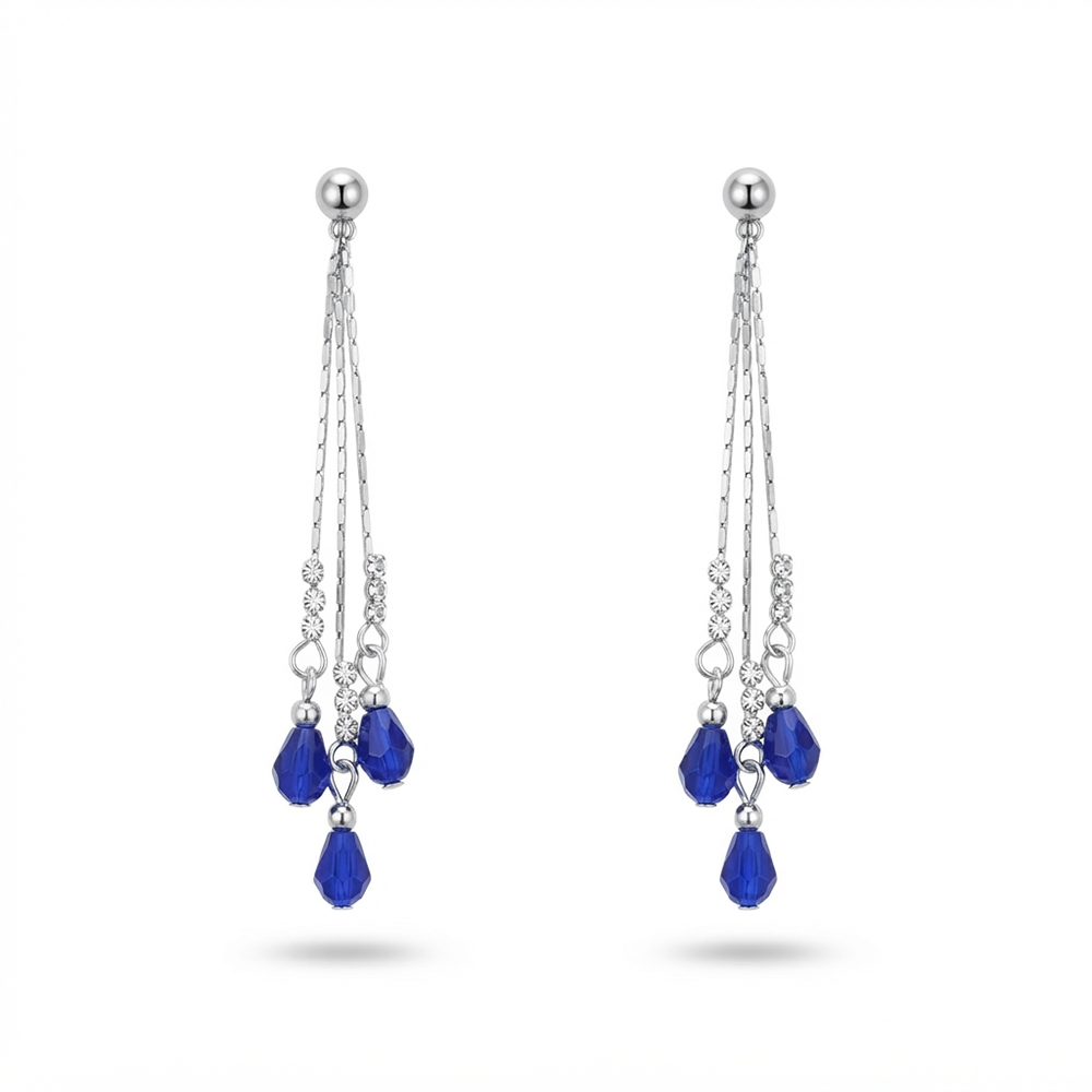 The99Jewel Designer Crystal Stone Drop Earrings for Women