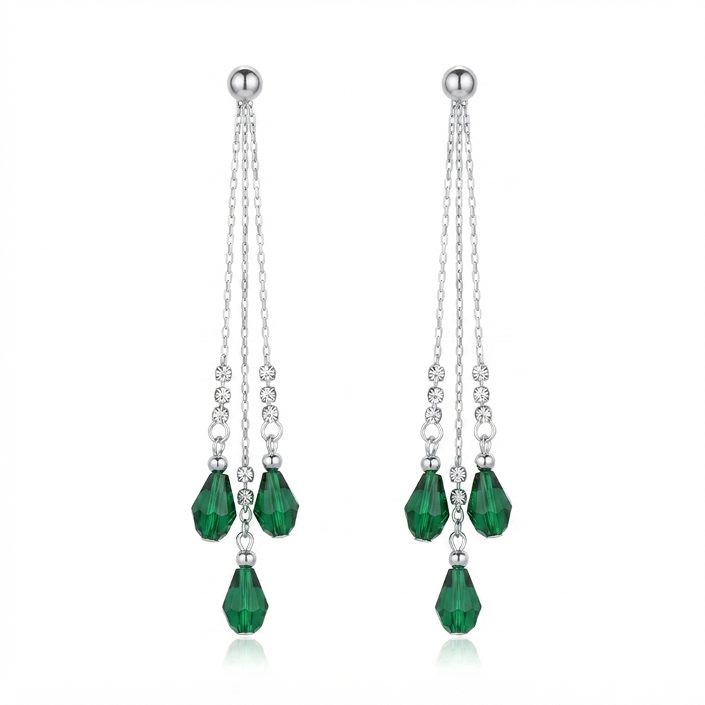 The99Jewel Designer Crystal Stone Drop Earrings for Women