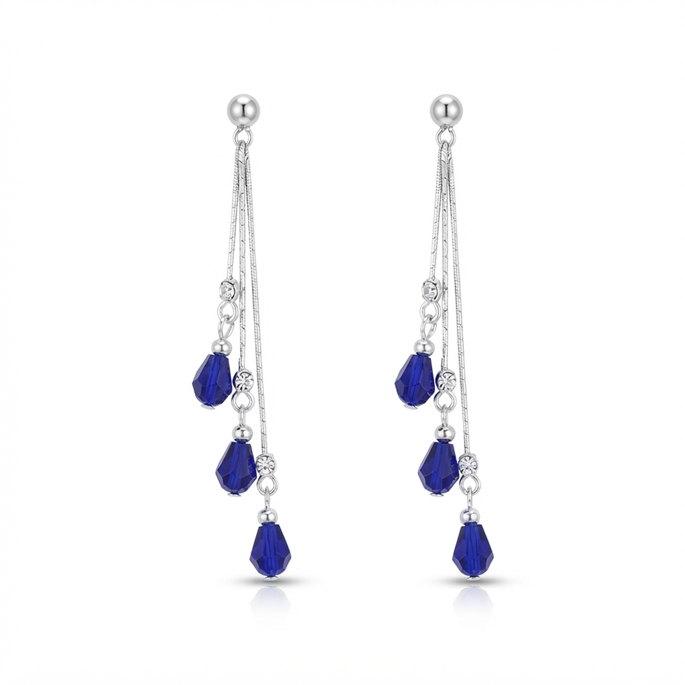 The99Jewel Designer Crystal Stone Drop Earrings for Women