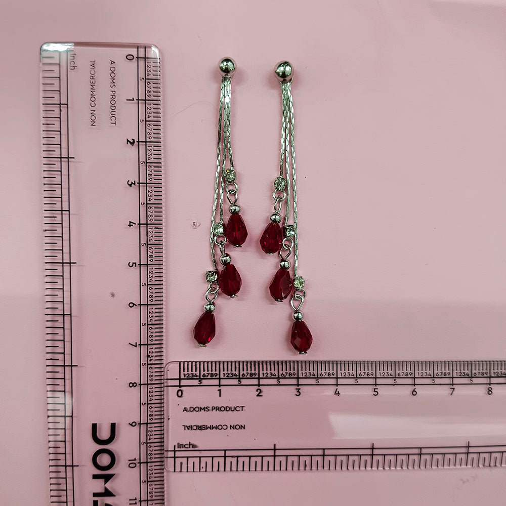The99Jewel Designer Crystal Stone Drop Earrings for Women