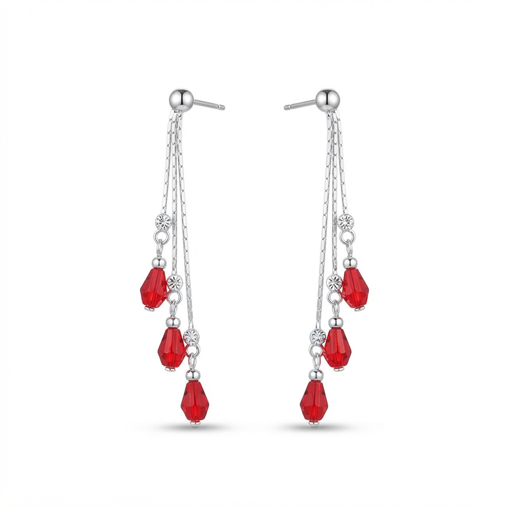 The99Jewel Designer Crystal Stone Drop Earrings for Women