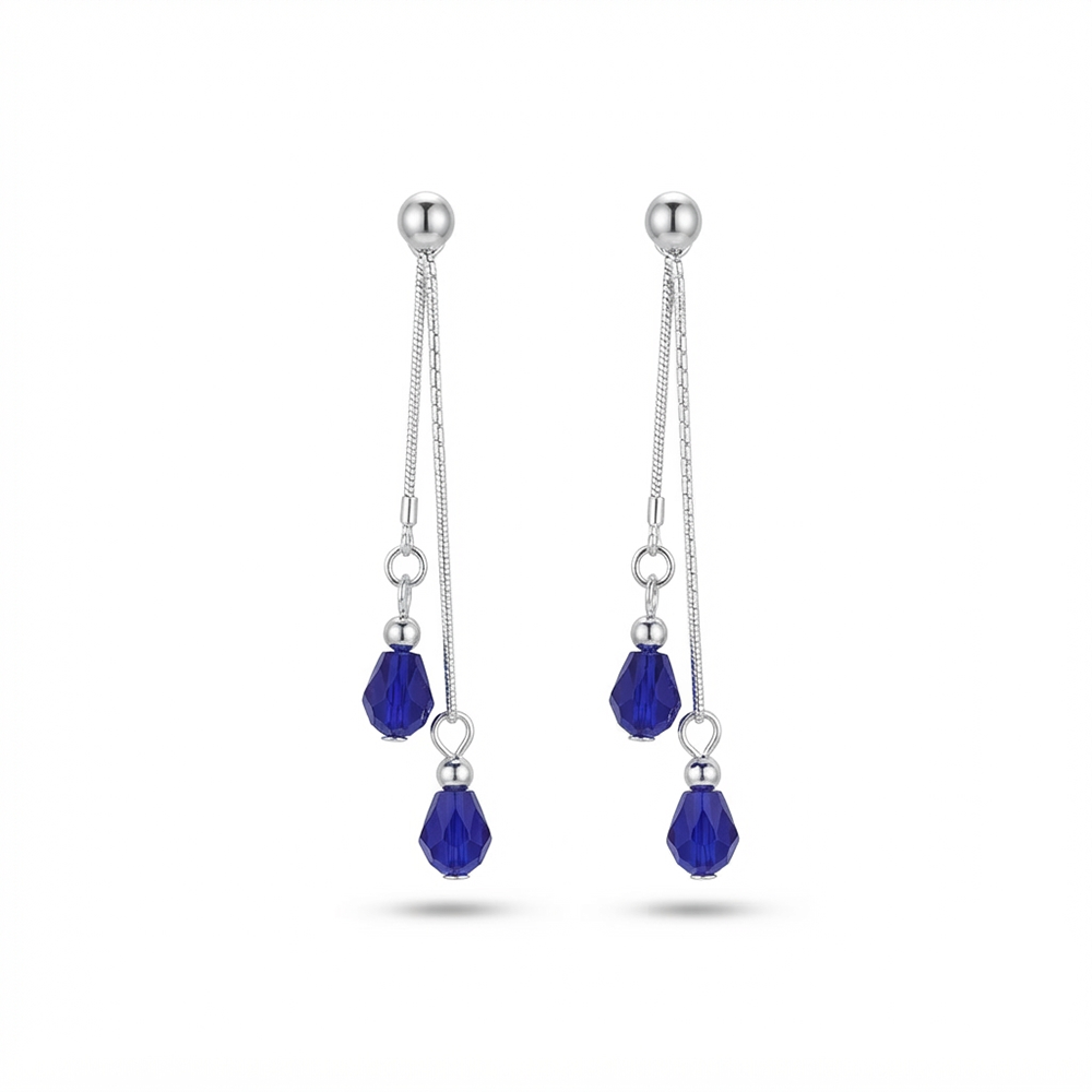 The99Jewel Designer Crystal Stone Drop Earrings for Women