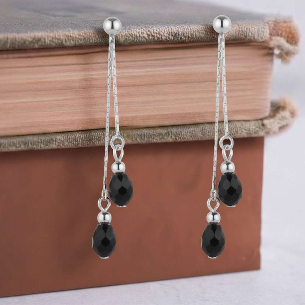 The99Jewel Designer Crystal Stone Drop Earrings for Women