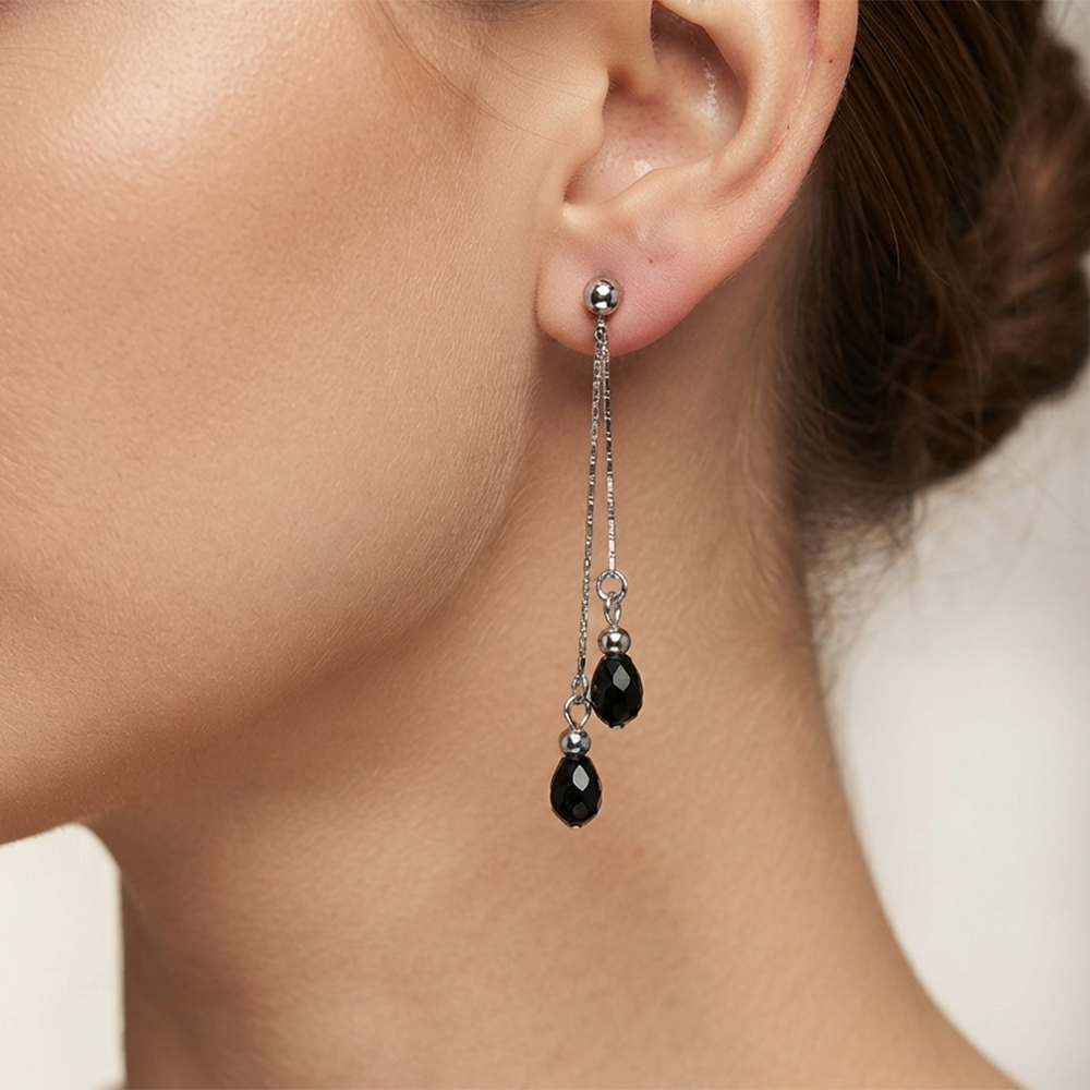 The99Jewel Designer Crystal Stone Drop Earrings for Women