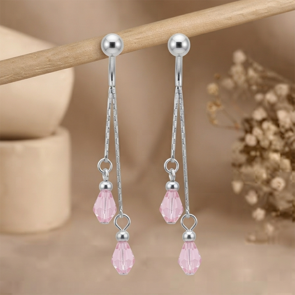 The99Jewel Designer Crystal Stone Drop Earrings for Women