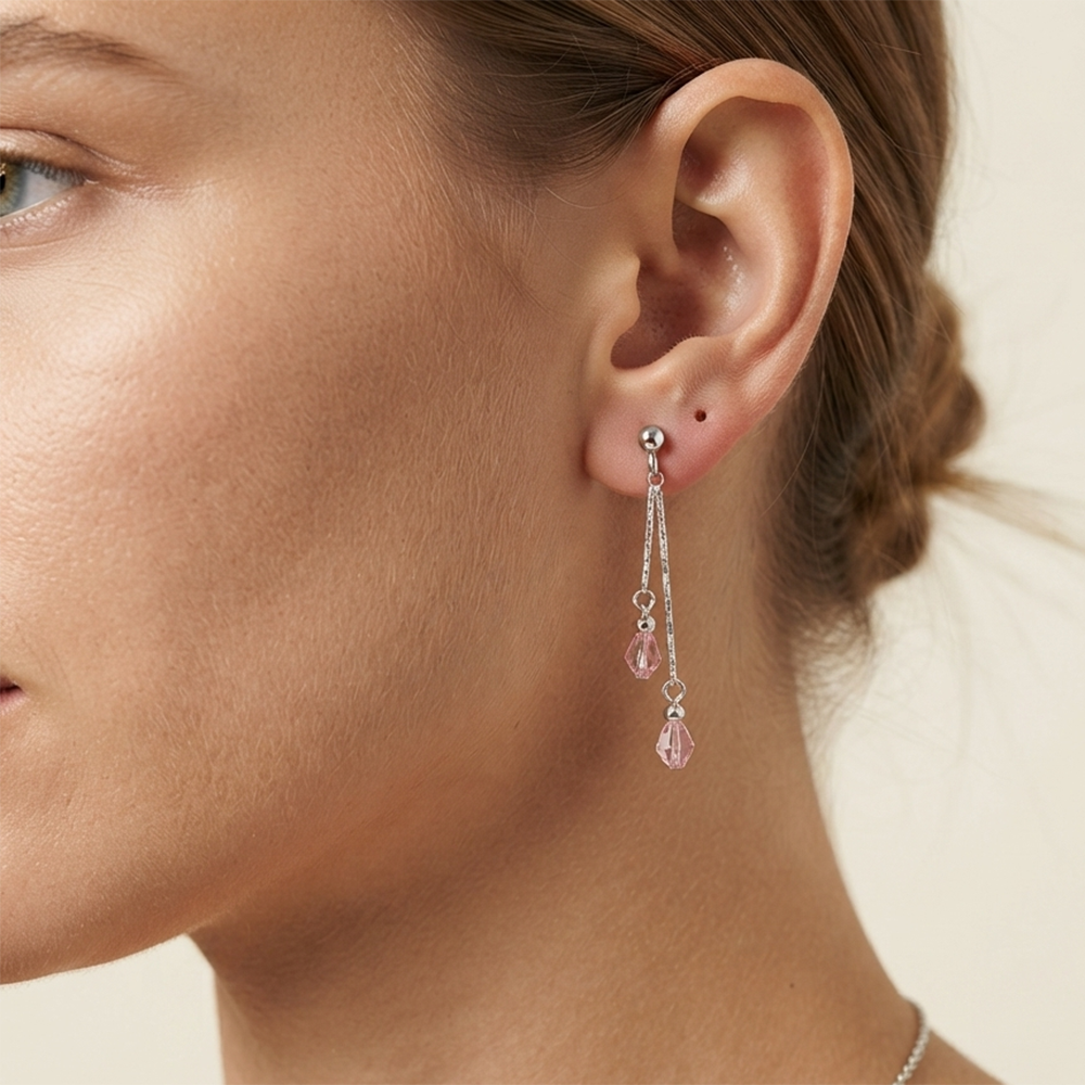 The99Jewel Designer Crystal Stone Drop Earrings for Women