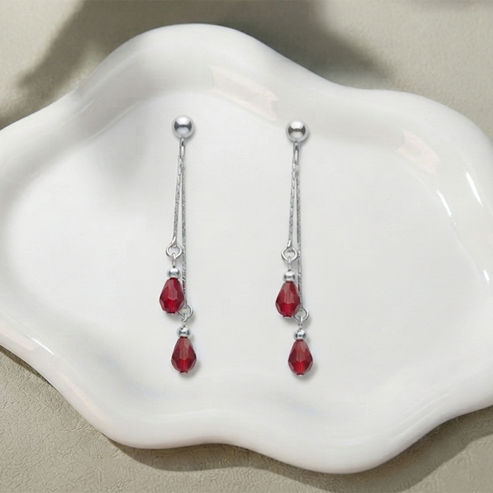 The99Jewel Designer Crystal Stone Drop Earrings for Women