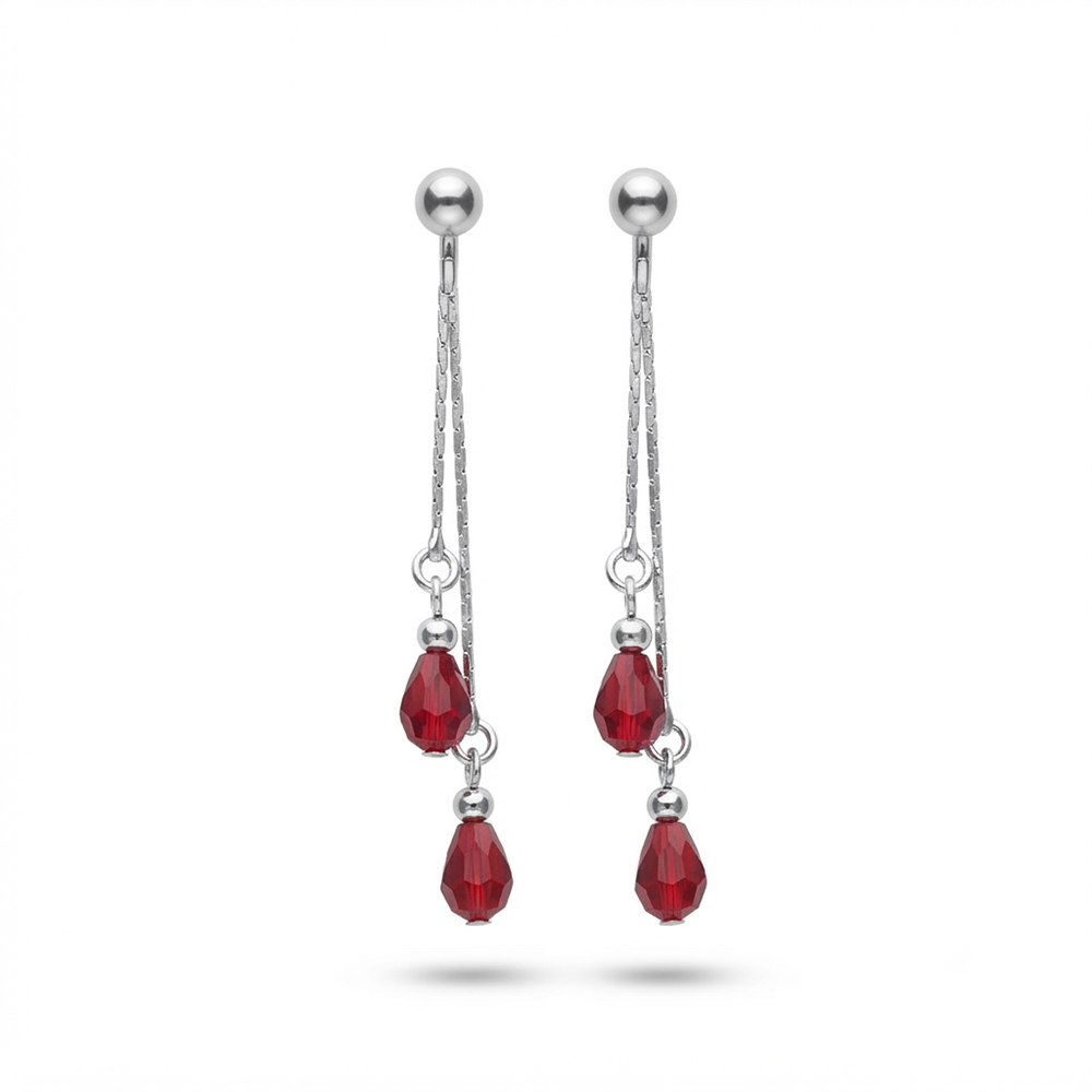 The99Jewel Designer Crystal Stone Drop Earrings for Women