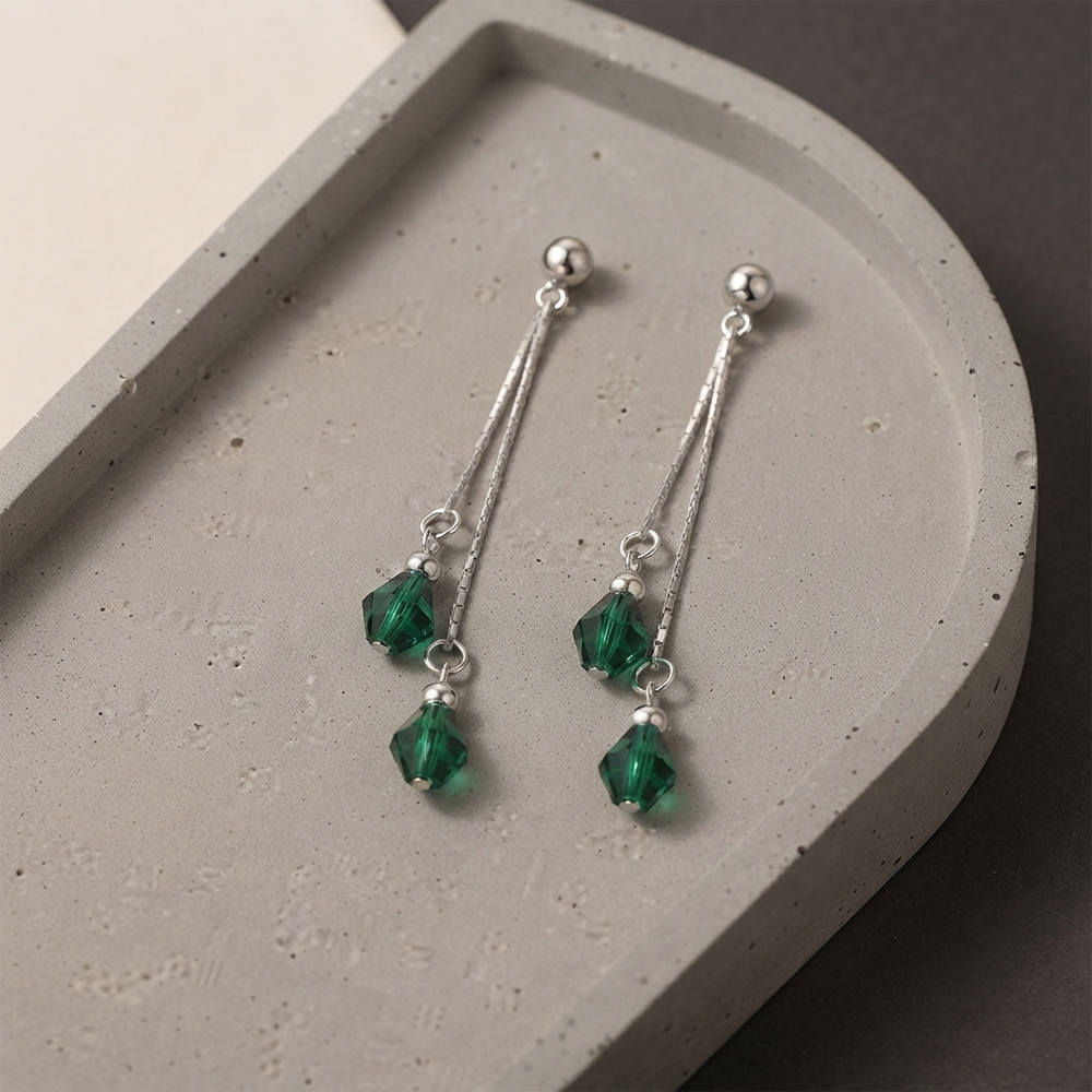 The99Jewel Designer Crystal Stone Drop Earrings for Women