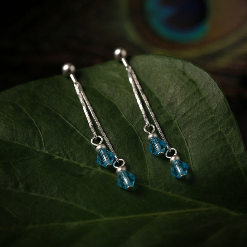 The99Jewel Designer Crystal Stone Drop Earrings for Women