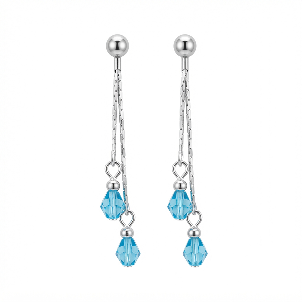 The99Jewel Designer Crystal Stone Drop Earrings for Women