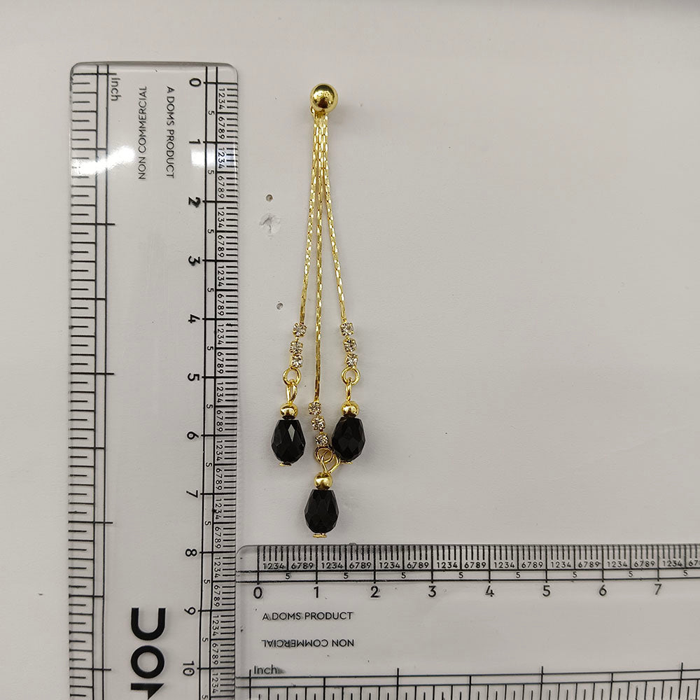 The99Jewel Magnificent Gold Plated Crystal Stone Dangler Earrings for Women