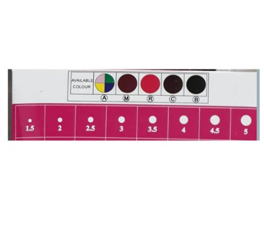 The99Jewel Round Shape Bindi In Dark Maroon Color