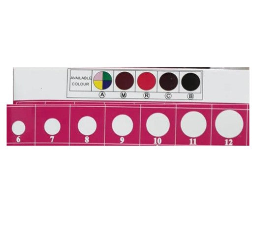 The99Jewel Round Shape Bindi In Maroon Color