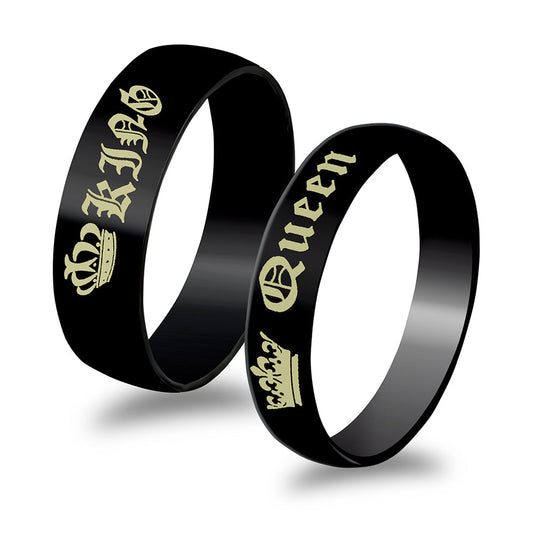 King Queen Couple Ring